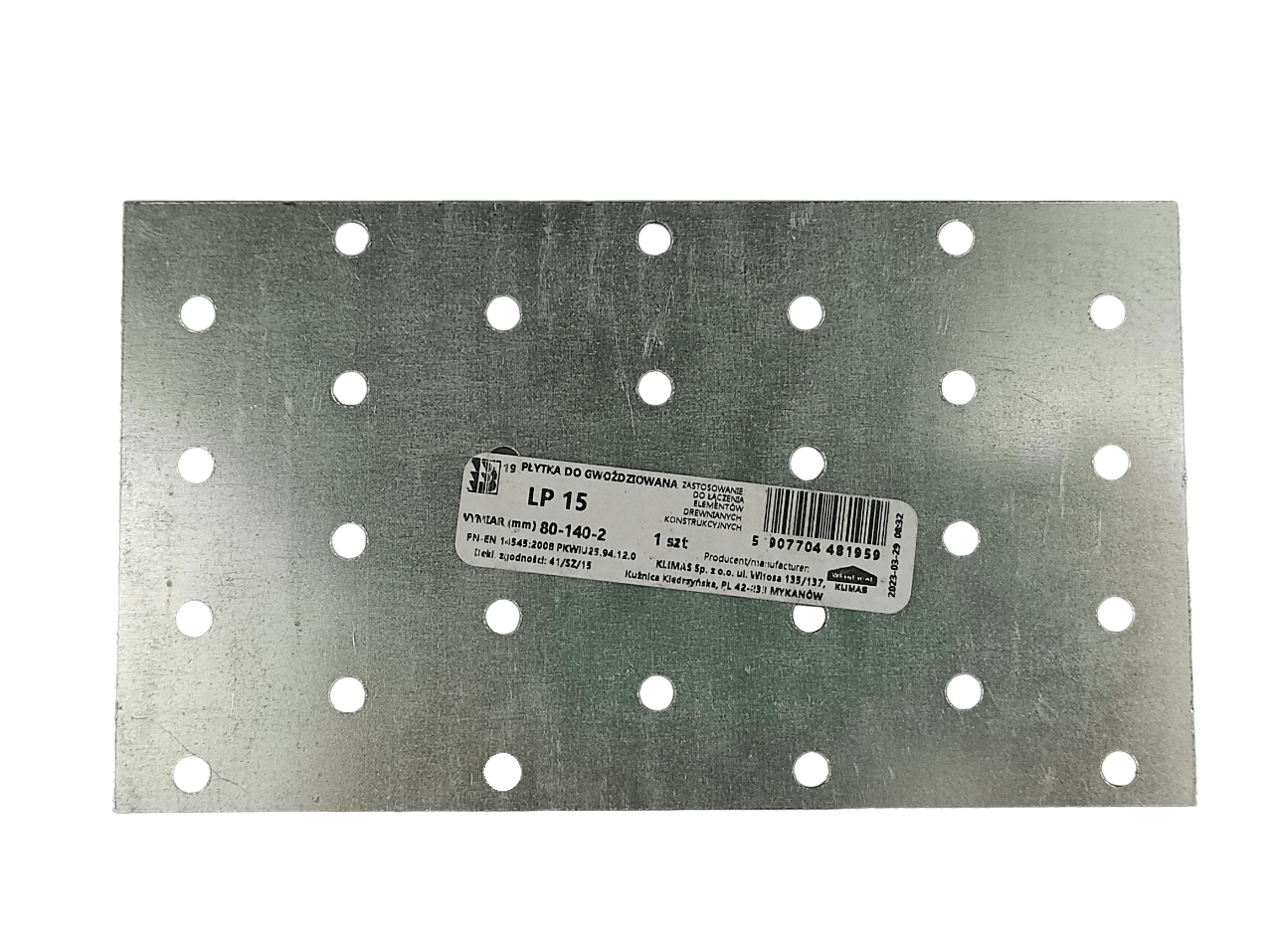 Łączniki płaskie do złączy ciesielskich LP-15